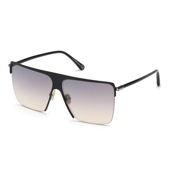 NEW TOM FORD SUNGLASSES BLACK/SMOKE WOMEN EYEWEAR - Picture 1 of 3